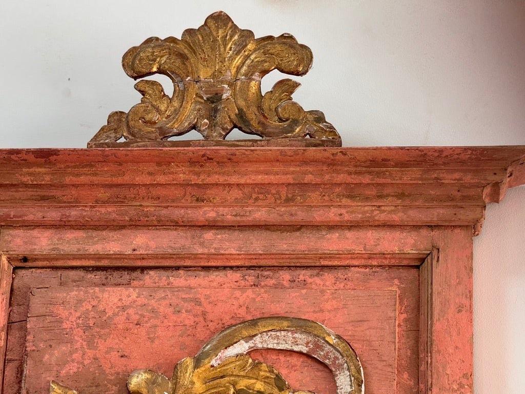 Espejo italiano, principios del siglo XIX Vidrio de mercurio en venta