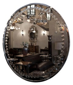 Italian Mirror in Chrome, Year: 1960