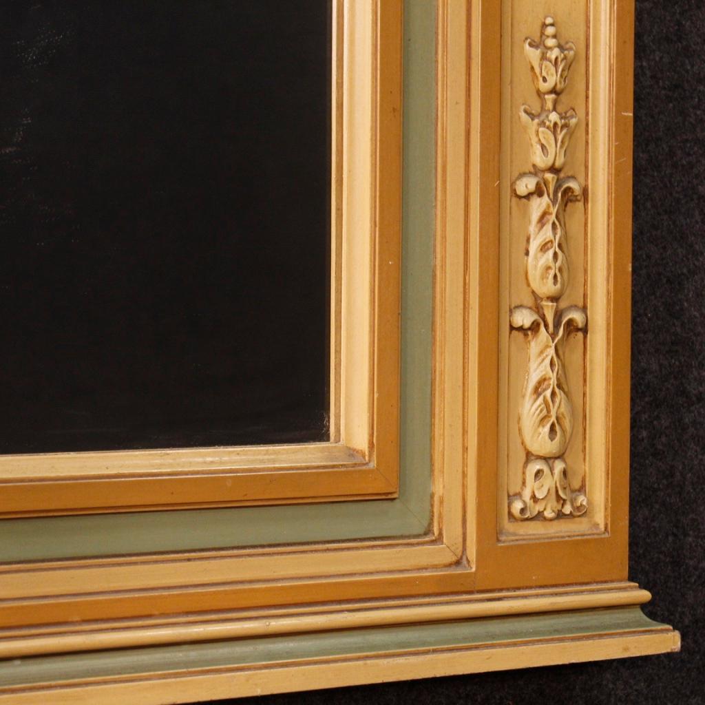 Italian Mirror in Painted Wood in Louis XVI Style from 20th Century 2
