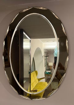 Italian Mirror in the Style of Fontana Arte, 1970s