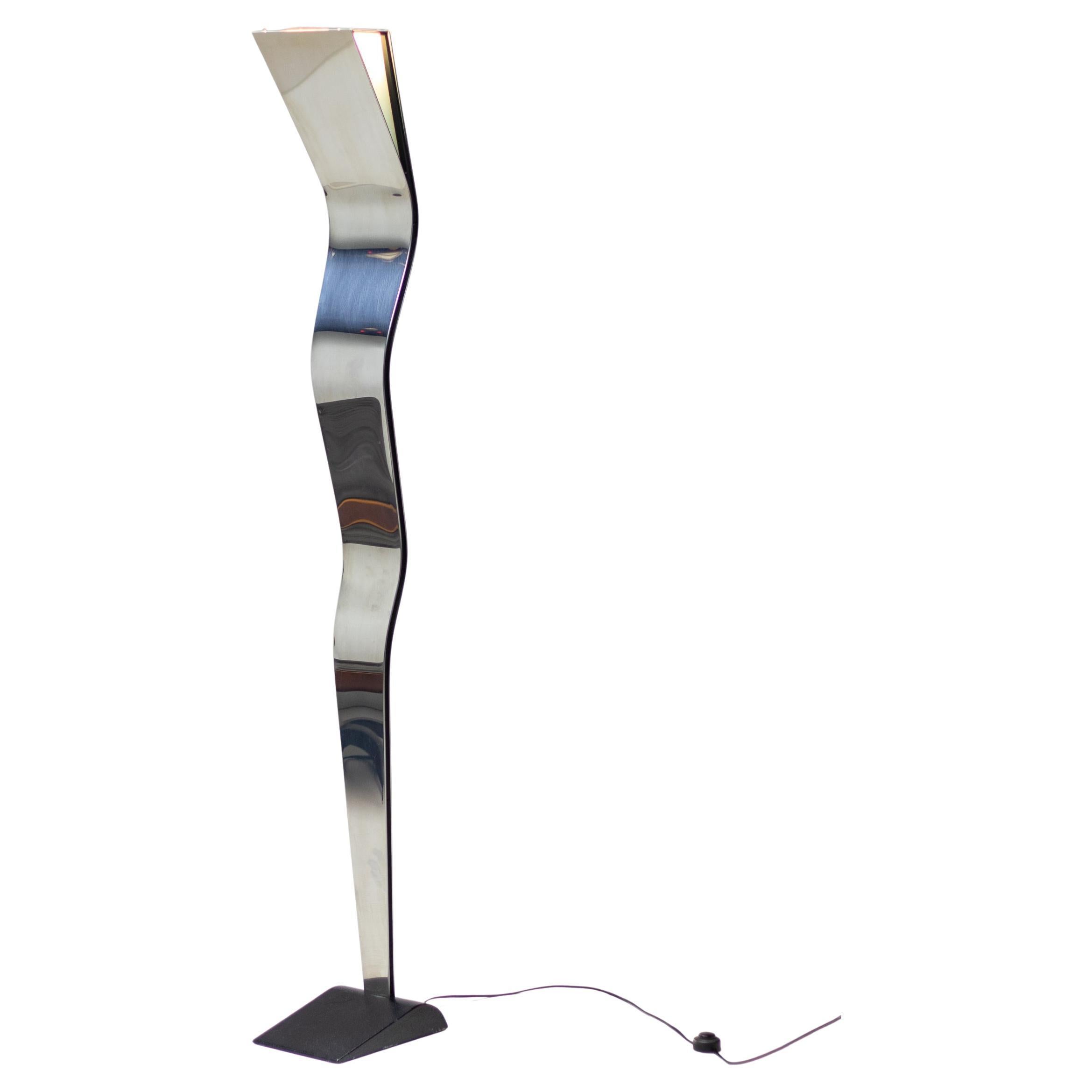 Allumoir italien "Mirror Man" en verre miroir Post Modern Hollywood Récence