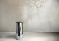 Colonne Capitello italienne en métal poli miroir, Design contemporain, en stock