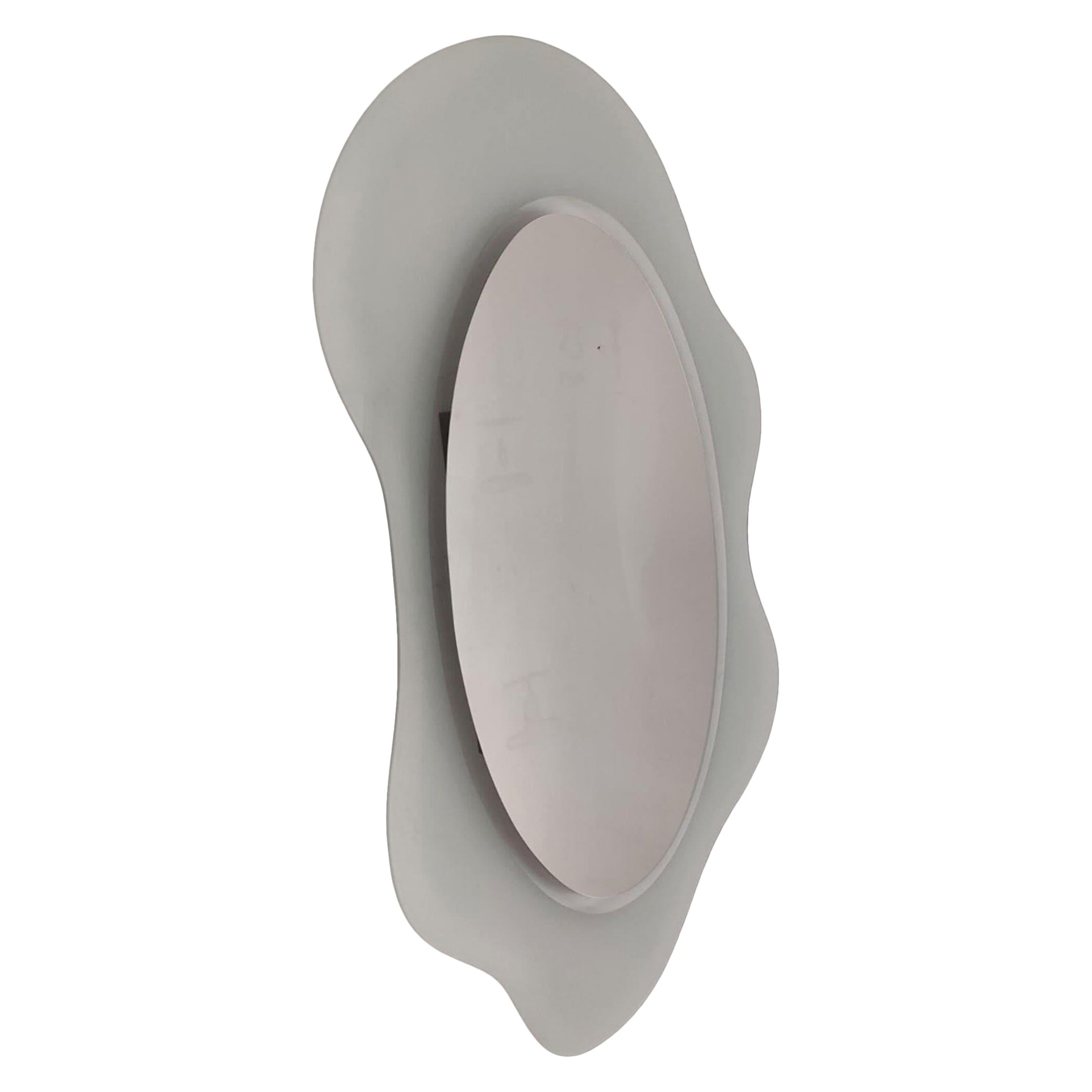 Italian Mirror Round Round by Nanda Vigo for Glas Italia, 1987 For Sale