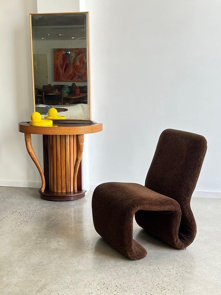 Italian Mirror Timber Console Attributed to Osvaldo Borsani 1950 For Sale 8