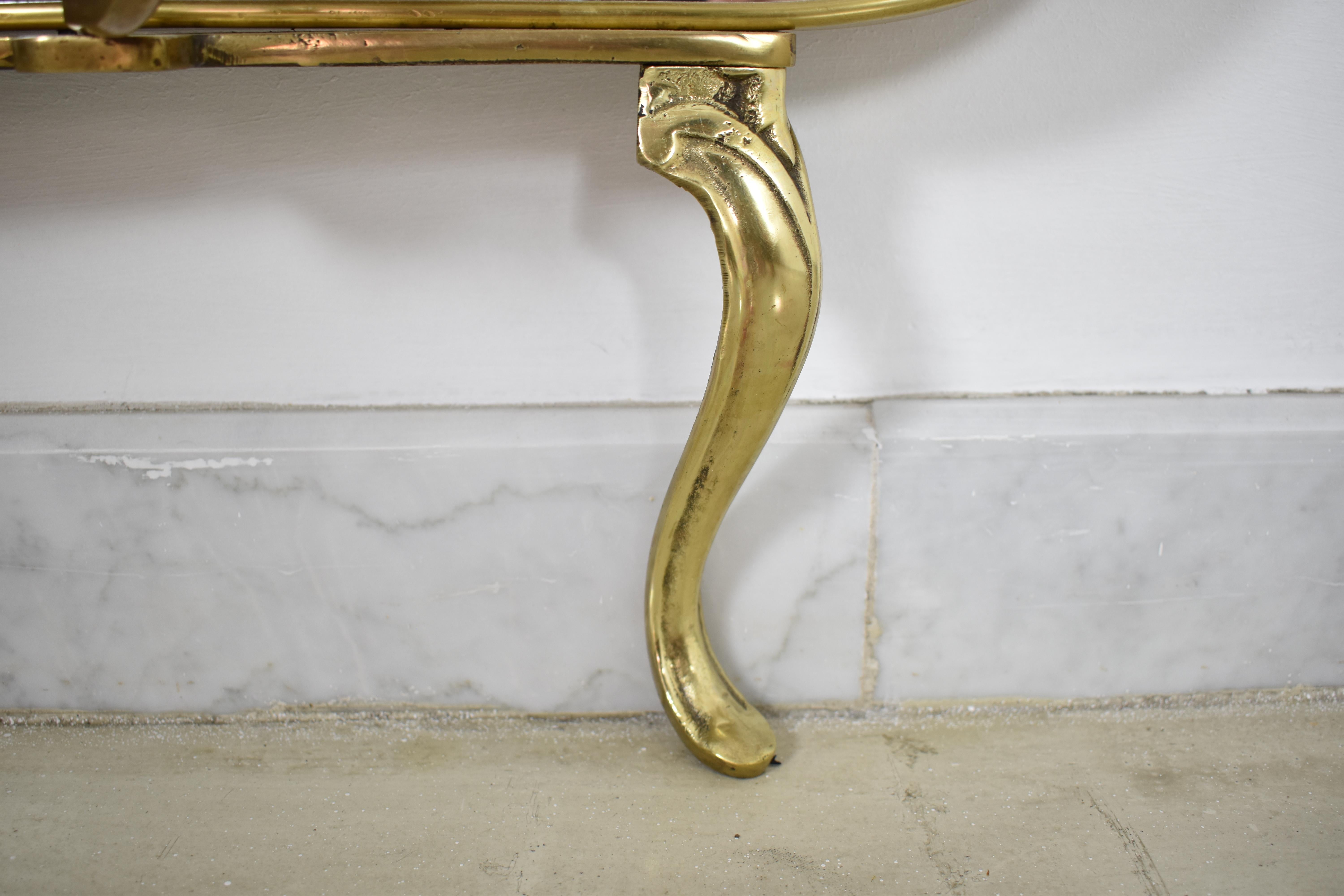 Italian Mirrored Console in Style of Hollywood Regency, 1950s For Sale 11