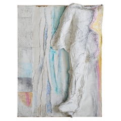 Opera d'arte italiana a tecnica mista su tela di Silvia Rizzo, 1983
