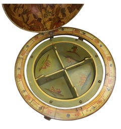 Italian Mobile Bar Globe, End 19th / Early 20th Century