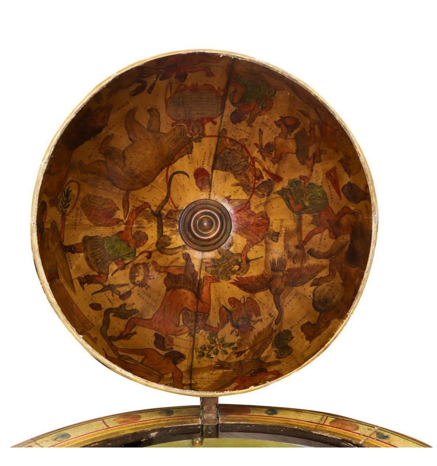 Baroque Italian Mobile Bar Globe, End 19th / Early 20th Century