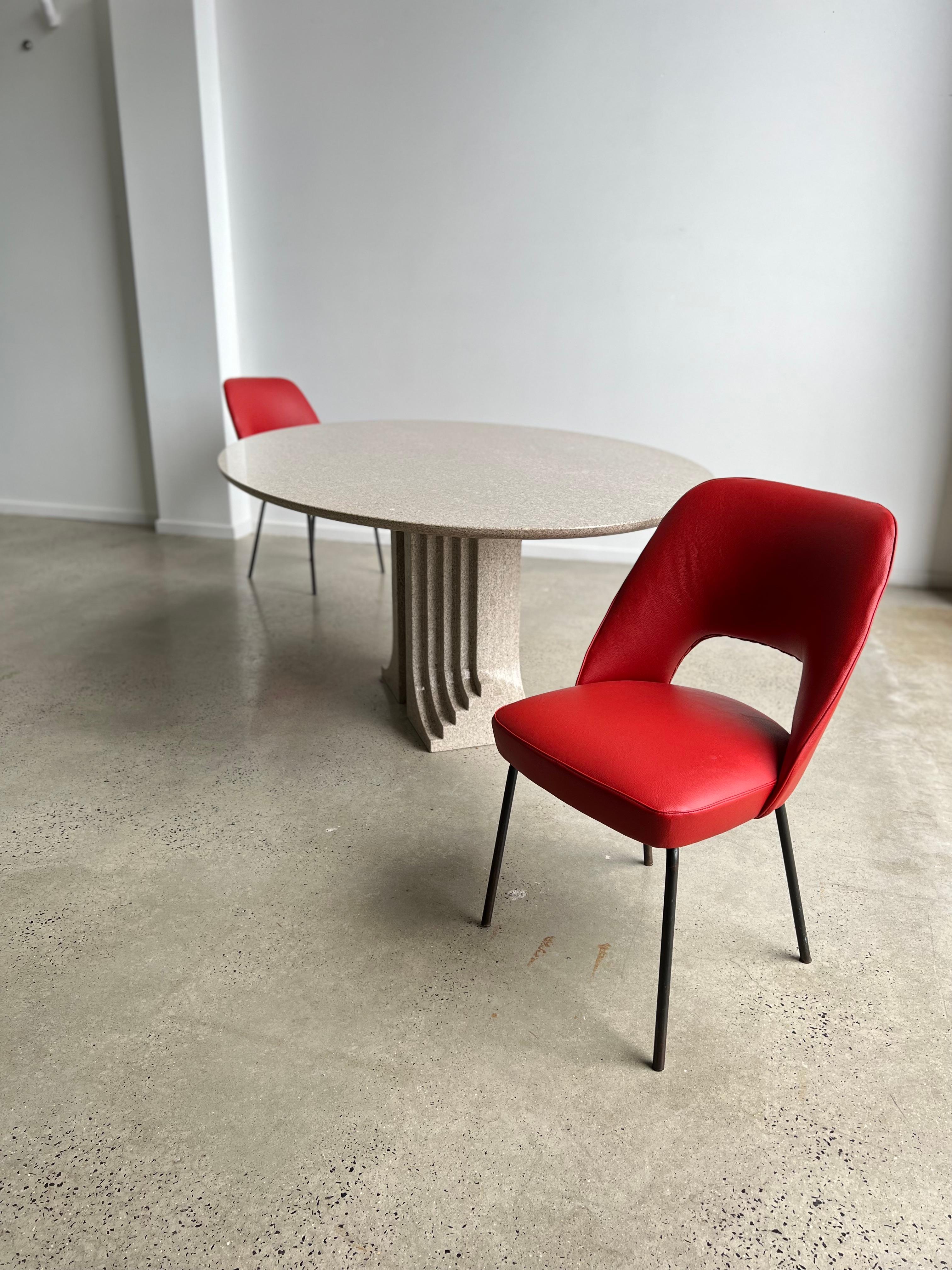 Mid-Century Modern Italian, Mobiltecnica Torino Leather Chairs For Sale