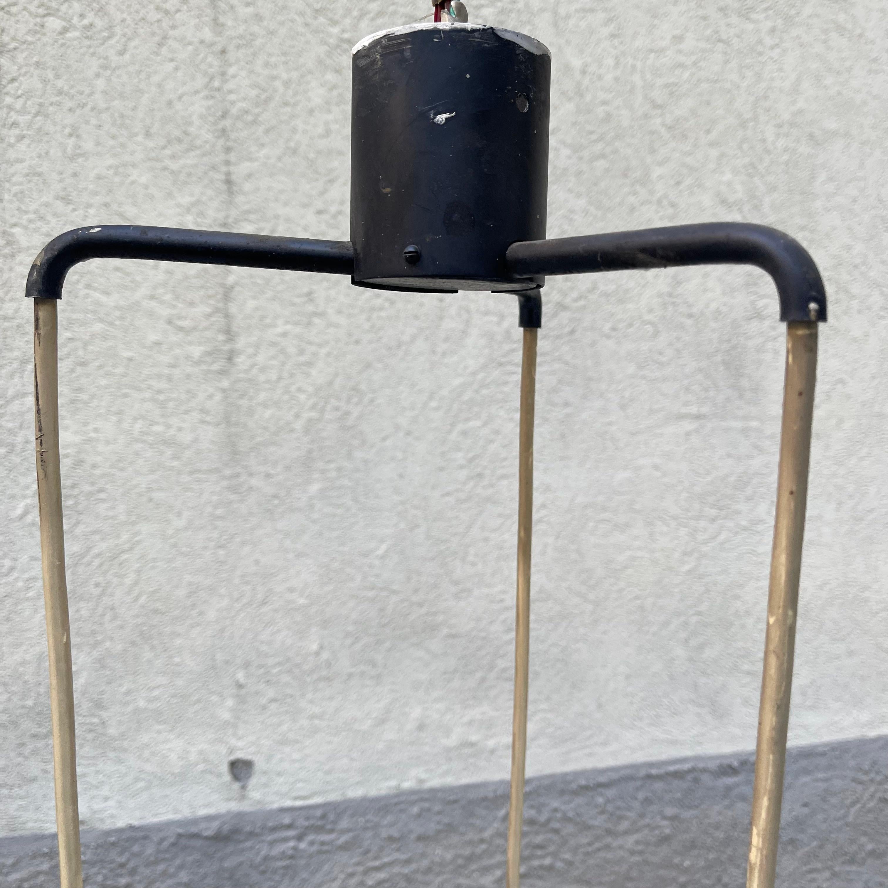 Italian Mod. 1223 Pendant Lamp from Stilnovo Milano, 1950s For Sale 4