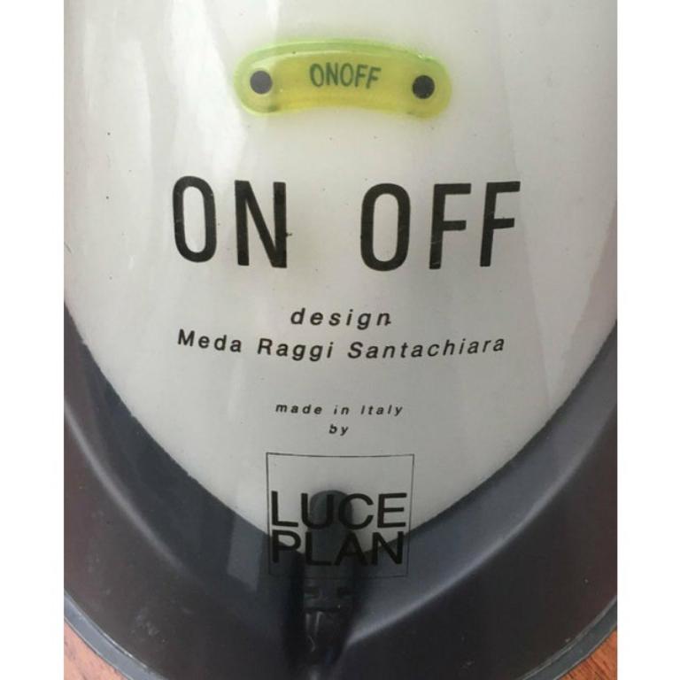 Plastic Italian Model On Off Table Lamp by Alberto Meda for Luceplan, 1990s For Sale