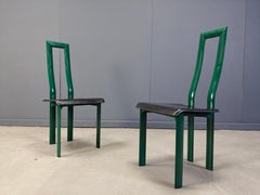 Italian Model Regia Dining Chairs by Antonello Mosca for Ycami, 1980s, Set of 6