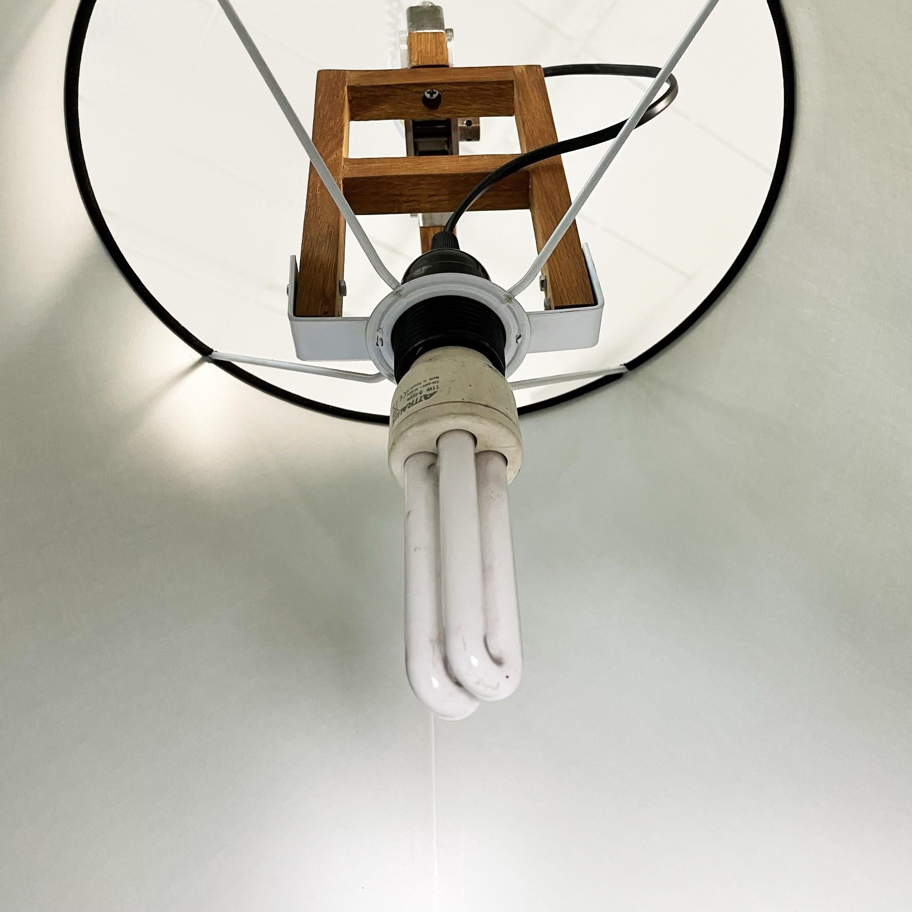 Italian Modern 21st Century Wooden and Iron Floor Lamp Golia, 2000s For Sale 3