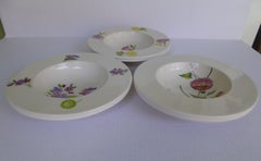 Italian Modern 3 Ernestine Ceramiche Serving Bowls Salerno, Italia, Años 50