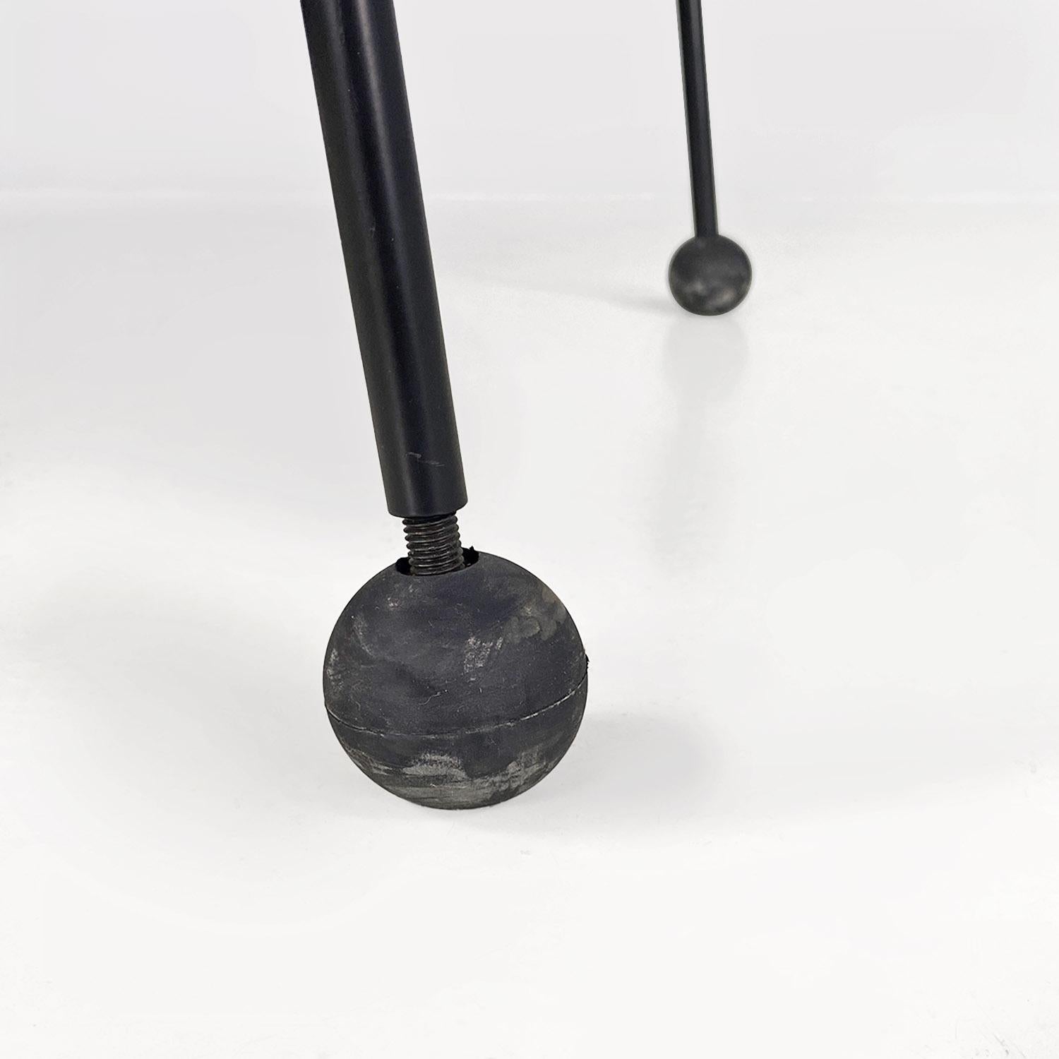 Italian modern 4841 black armchair by Anna Castelli Ferreri for Kartell, 1980s For Sale 5