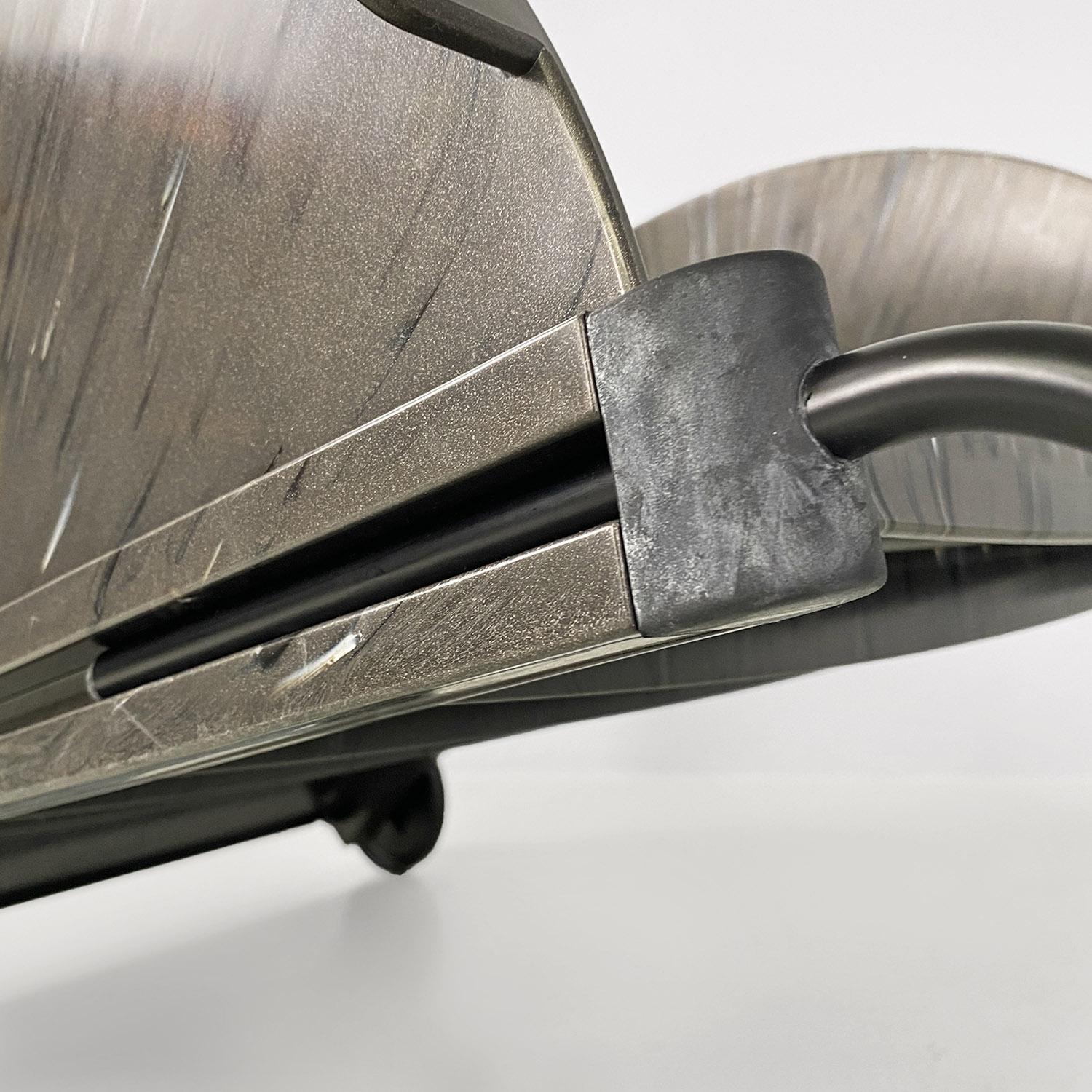 Italian modern 4841 black armchair by Anna Castelli Ferreri for Kartell, 1980s For Sale 6