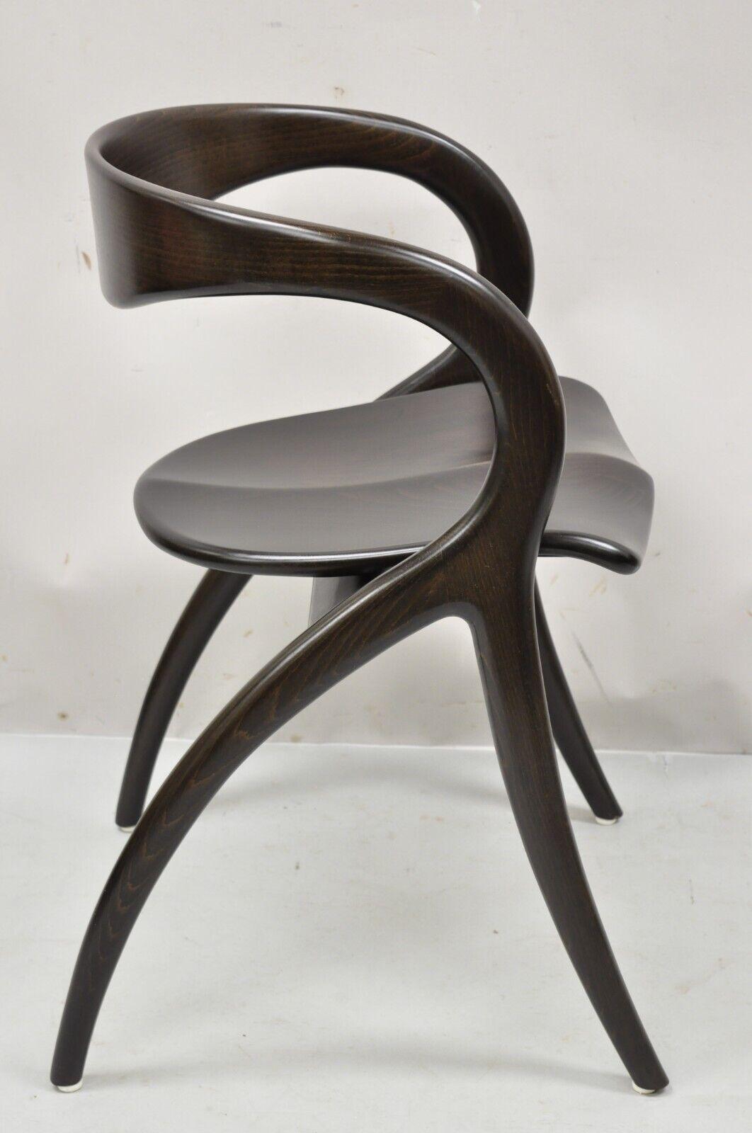 dark wood dining chair