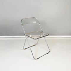 Chaises pliantes modernes italiennes ABS Plia de Piretti pour Anonima Castelli, 1970