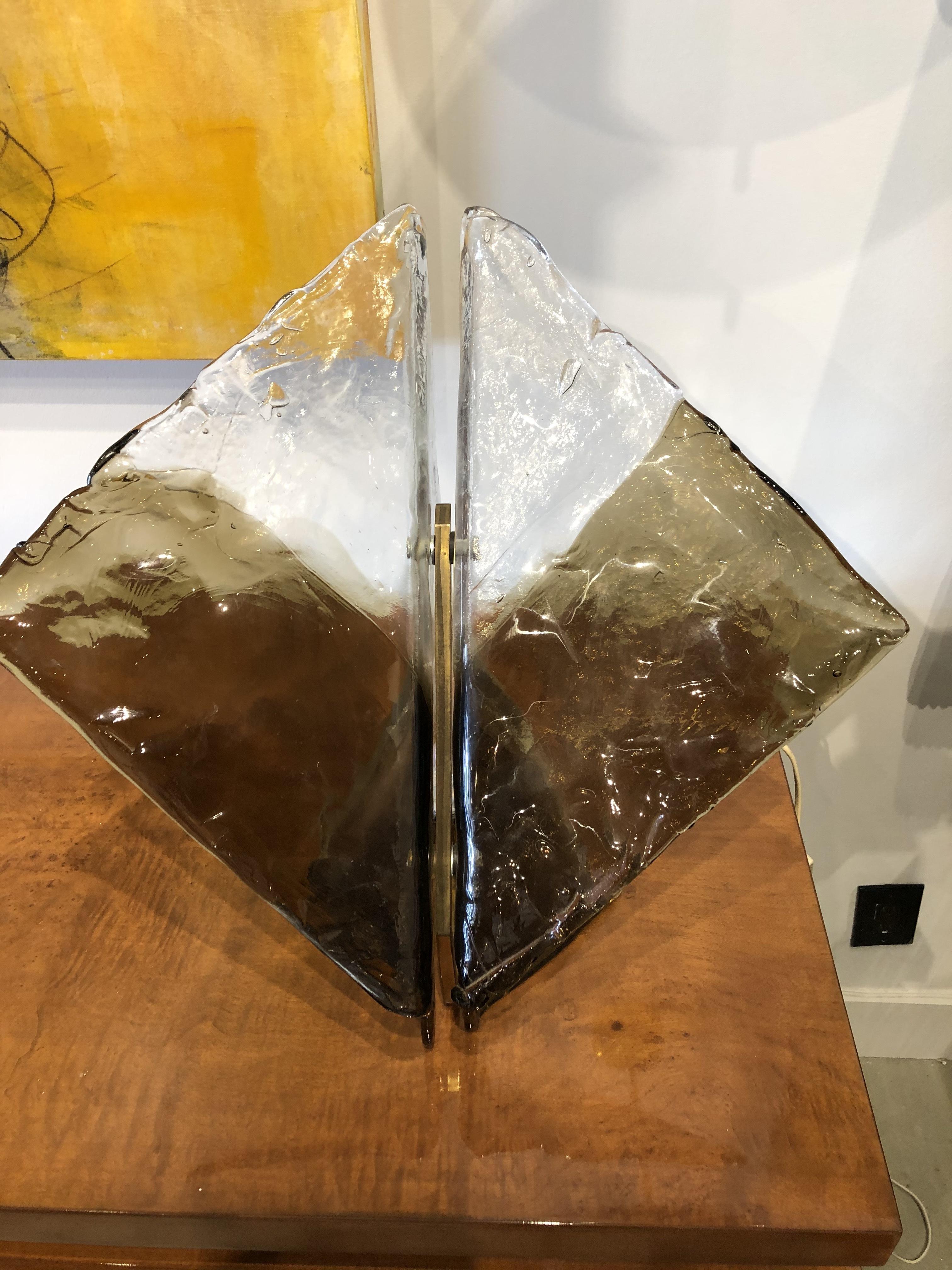 Italian Modern Abstract Art Lamp In Good Condition For Sale In Hollywood, FL
