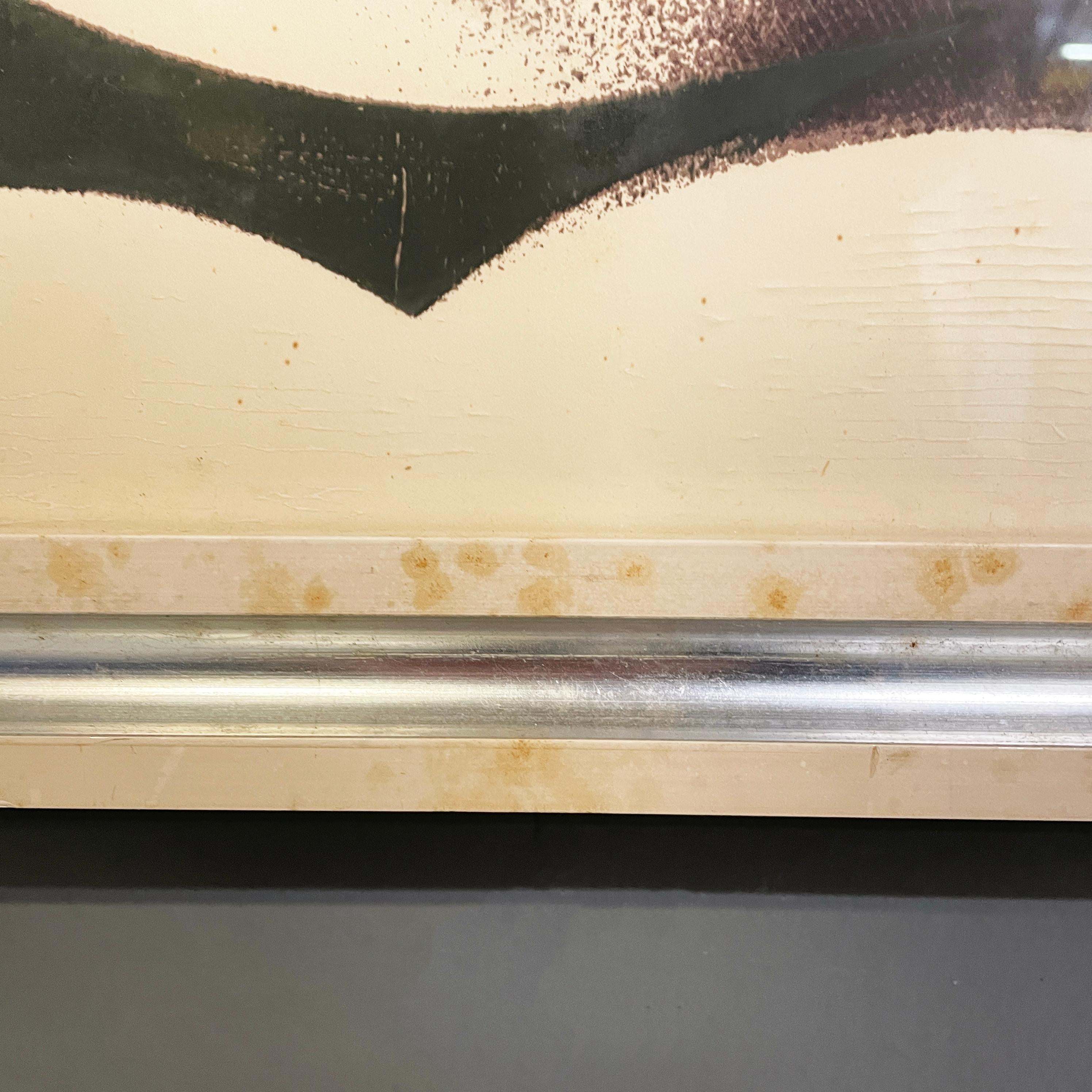 Italian modern Abstract print acrylic relief texture by Clelia Cortemiglia, 1972 in vendita 3