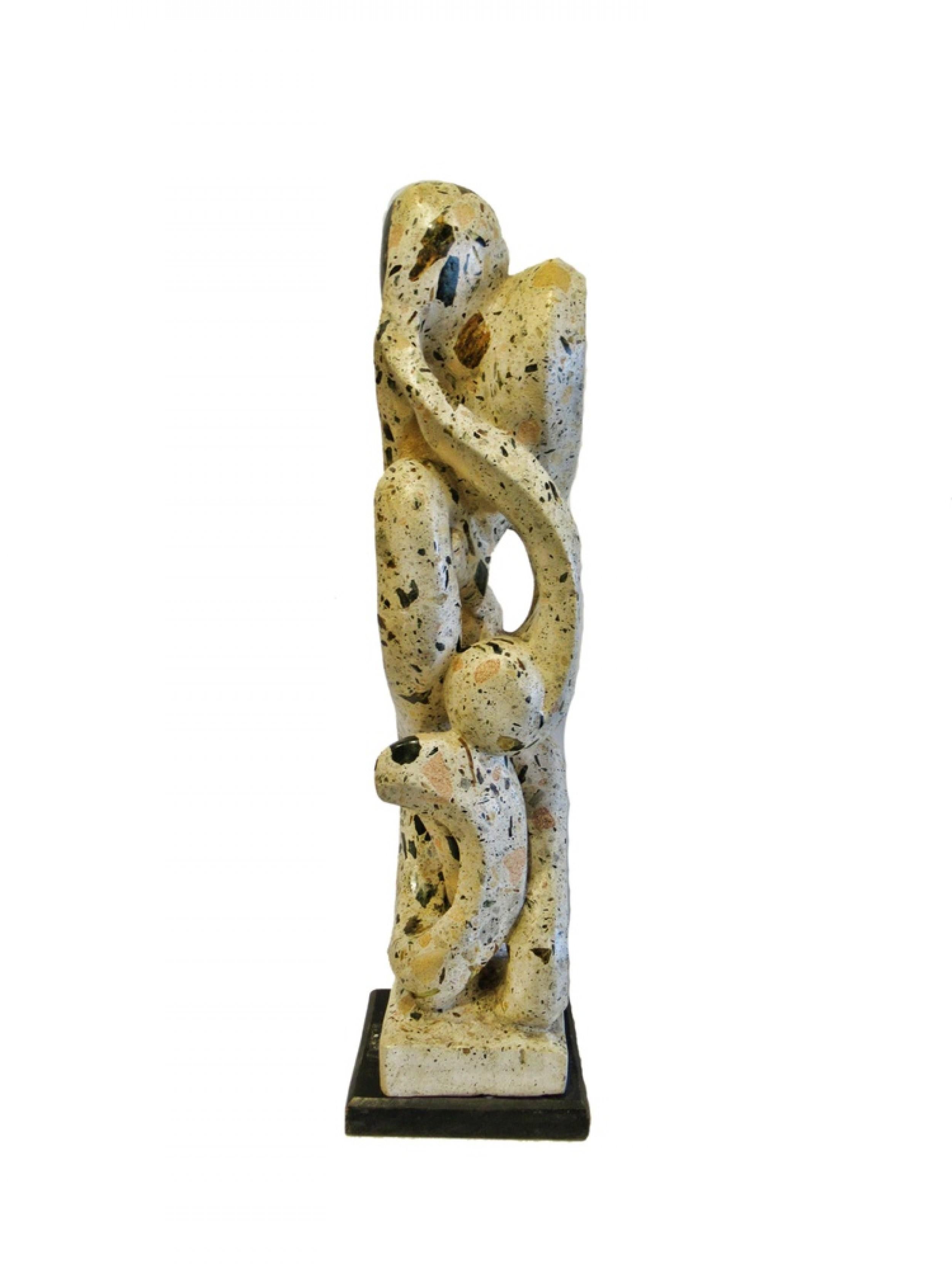 Italian Modern Abstract Stone Sculpture In Good Condition For Sale In New York, NY