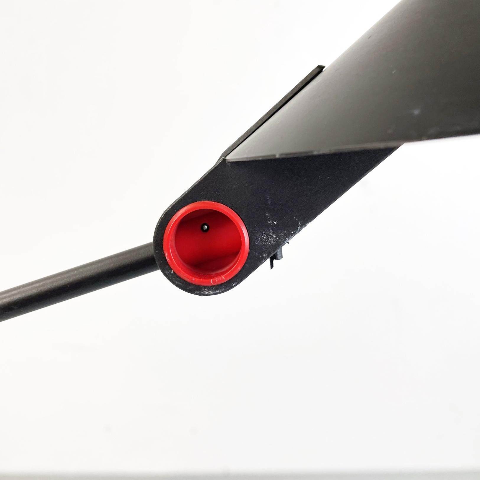 Lampe de table ajustable en métal noir et argent, The Moderns Moderns, 1980 en vente 3