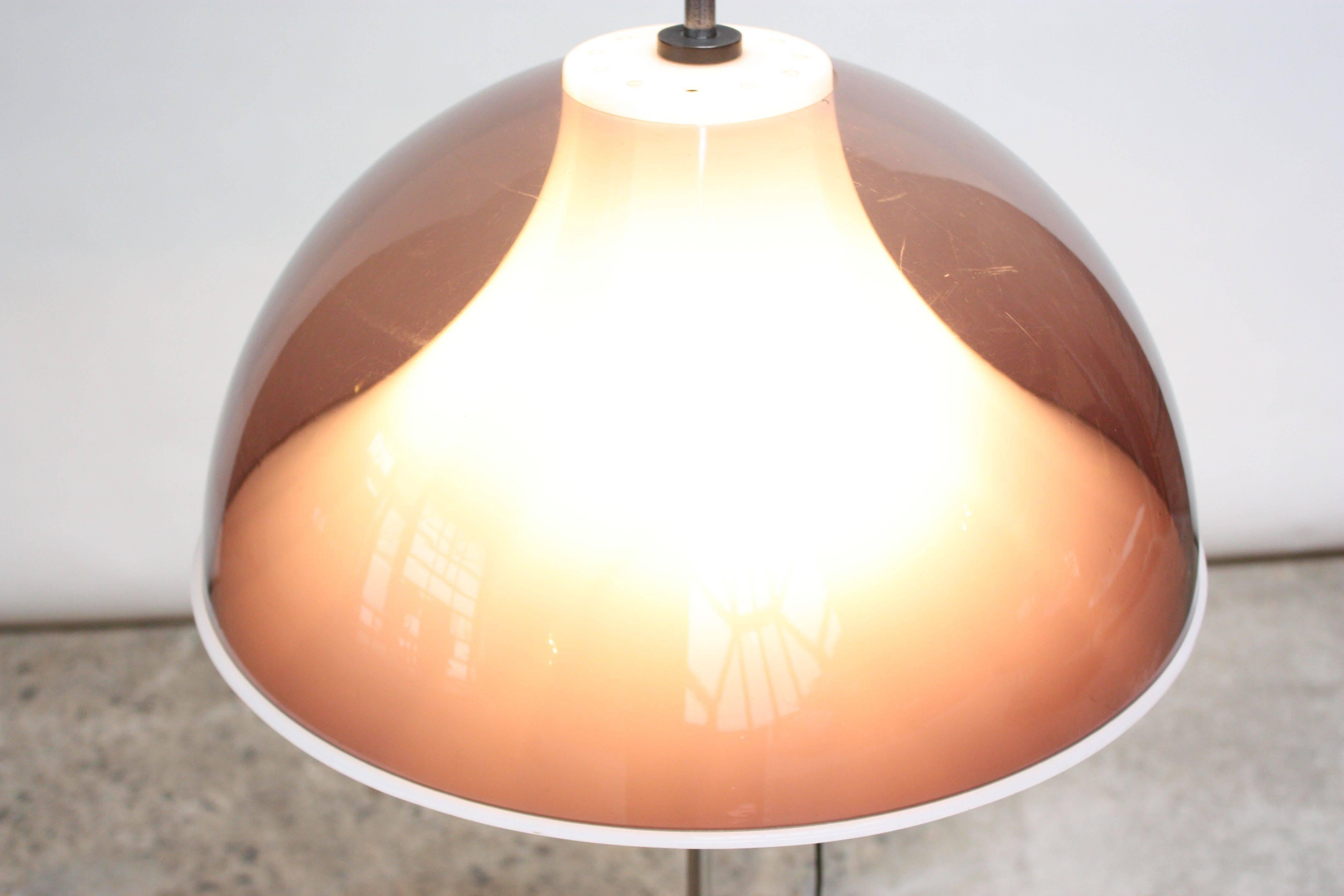 Italian Modern Adjustable Floor Lamp Attributed to Gino Sarfatti For Sale 4