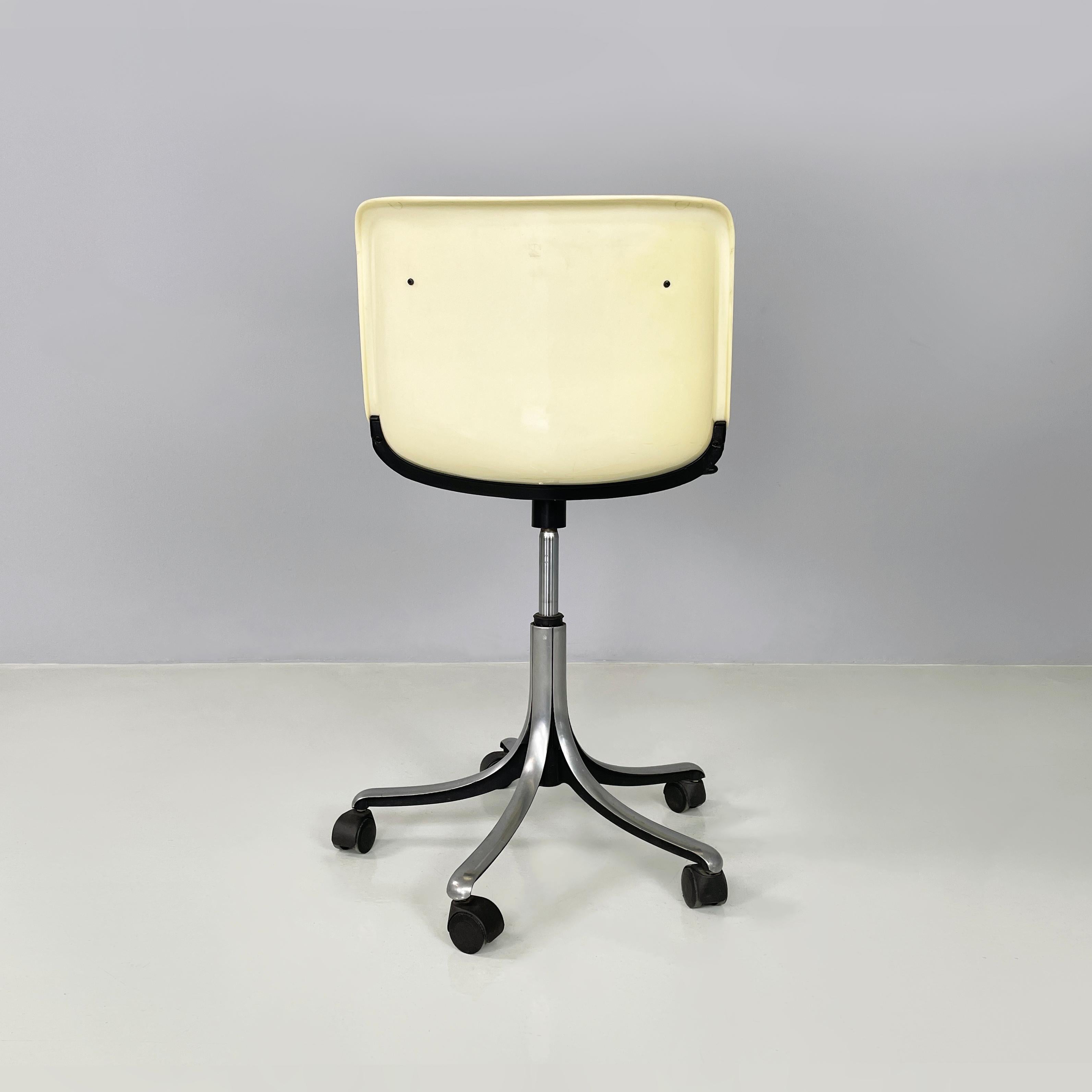 Italian modern Adjustable office chair Modus by Osvaldo Borsano for Tecno, 1980s In Good Condition For Sale In MIlano, IT