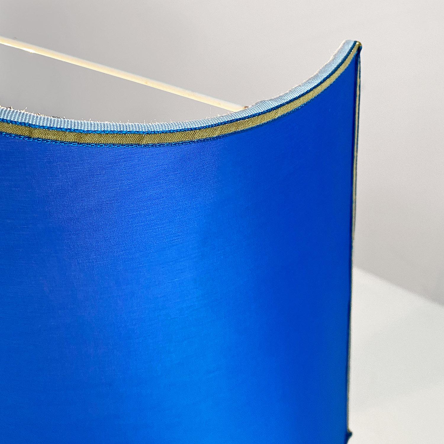 Italian modern adjustable table lamp with ceramic peacock and brass, 1970s 11
