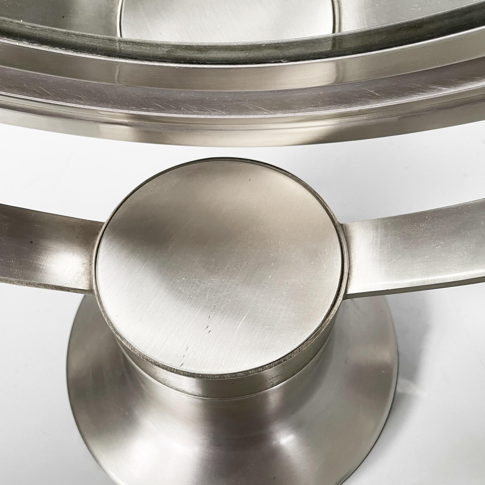 Miroir de table ajustable moderne italien en métal, 1970 en vente 12