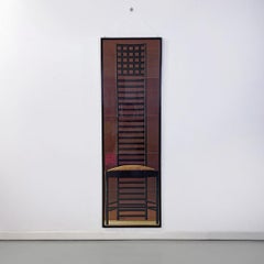 Italian modern advertising print of Hill House 1 chair, I Maestri Cassina 1980s