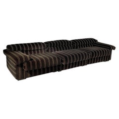 Italian modern alpaca sofa Erasmo by Afra and Tobia Scarpa for B&B, 1980s