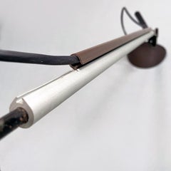 Italian modern aluminium Aggregato arm lamp by Mari and Fassina, Artemide 1970s