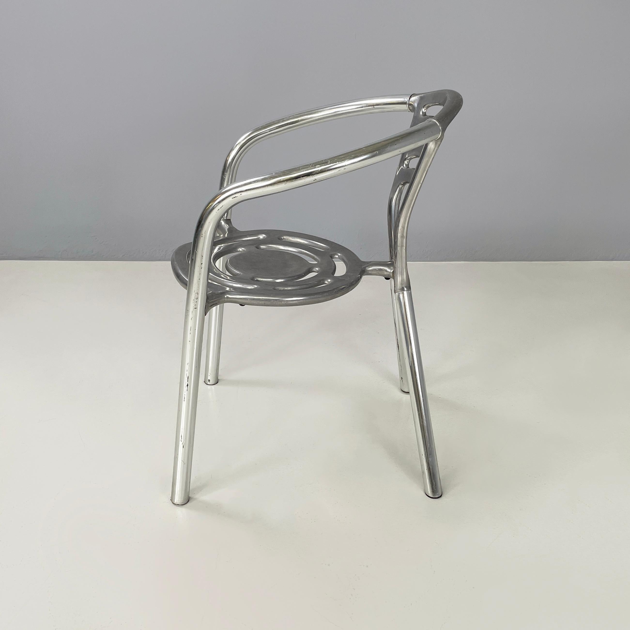 Italian modern Aluminum chairs Boulevard by Porsche for Ycami, 1990s In Fair Condition In MIlano, IT