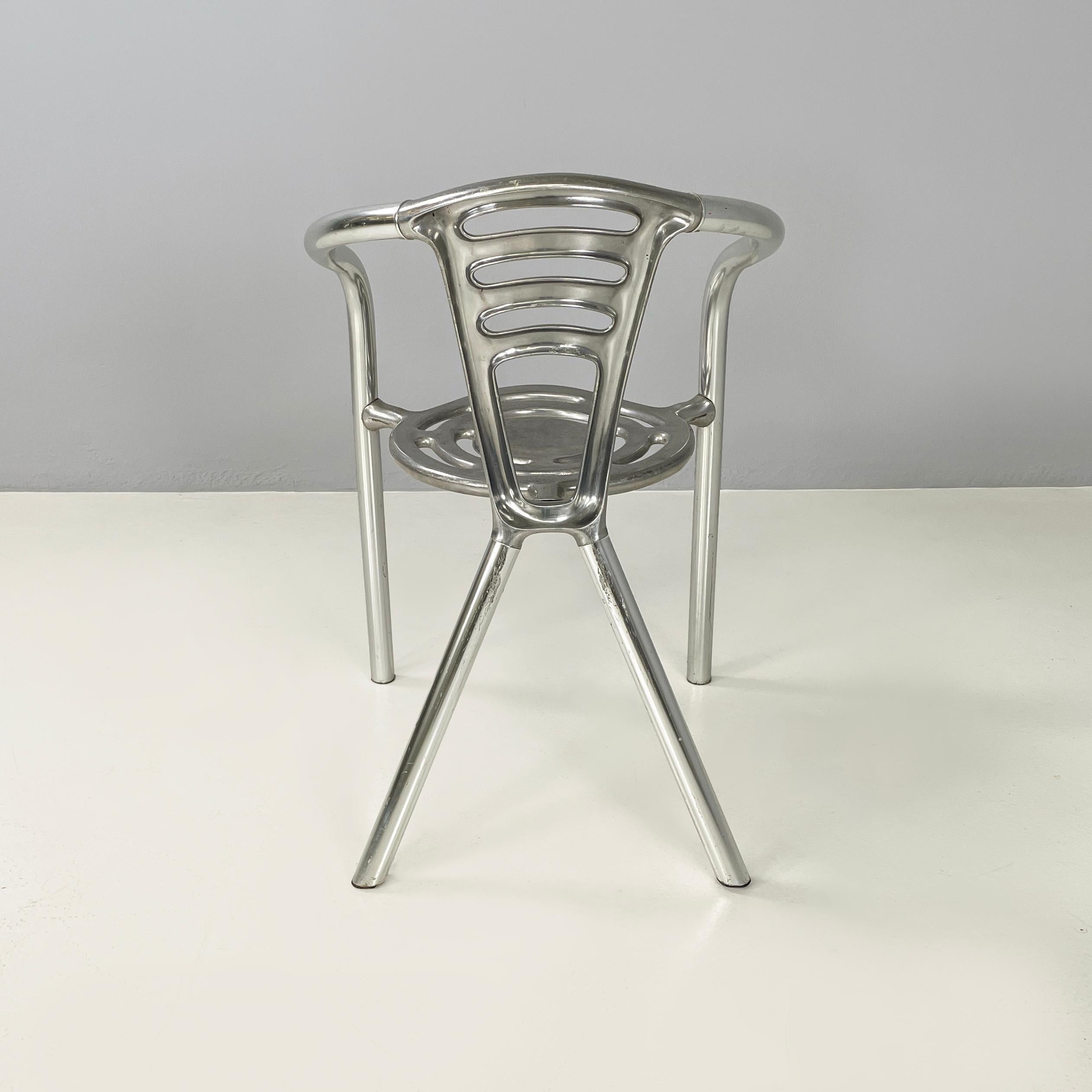 Italian modern Aluminum chairs Boulevard by Porsche for Ycami, 1990s 1