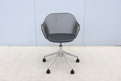 Italian Modern Antonio Citterio for B&B Italia Iuta Swivel Desk Task Chair, Gray