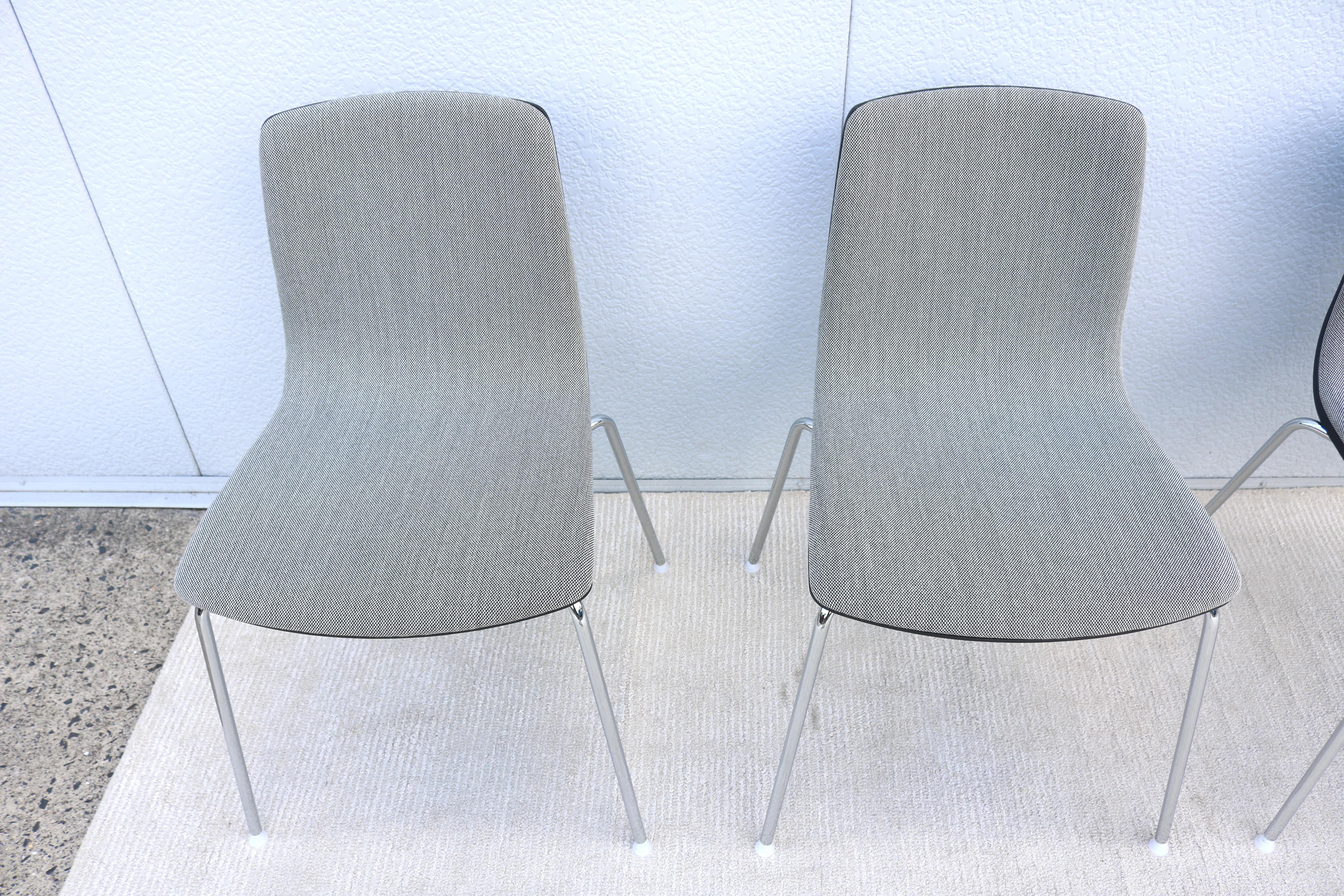 Italian Modern Antti Kotilainen for Arper Aava Stackable Dining Chairs, Set of 4 For Sale 6