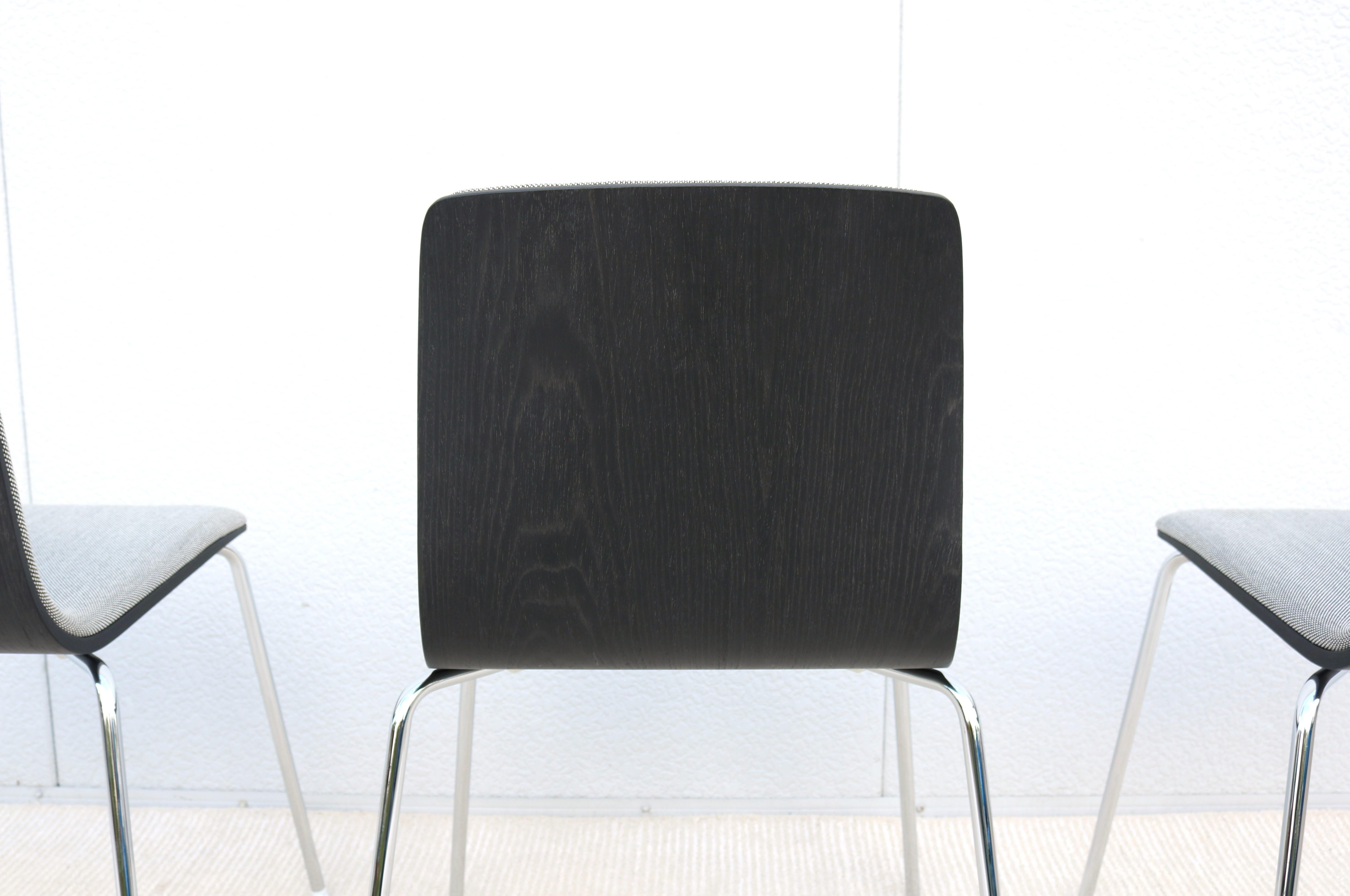 Italian Modern Antti Kotilainen for Arper Aava Stackable Dining Chairs, Set of 4 For Sale 9