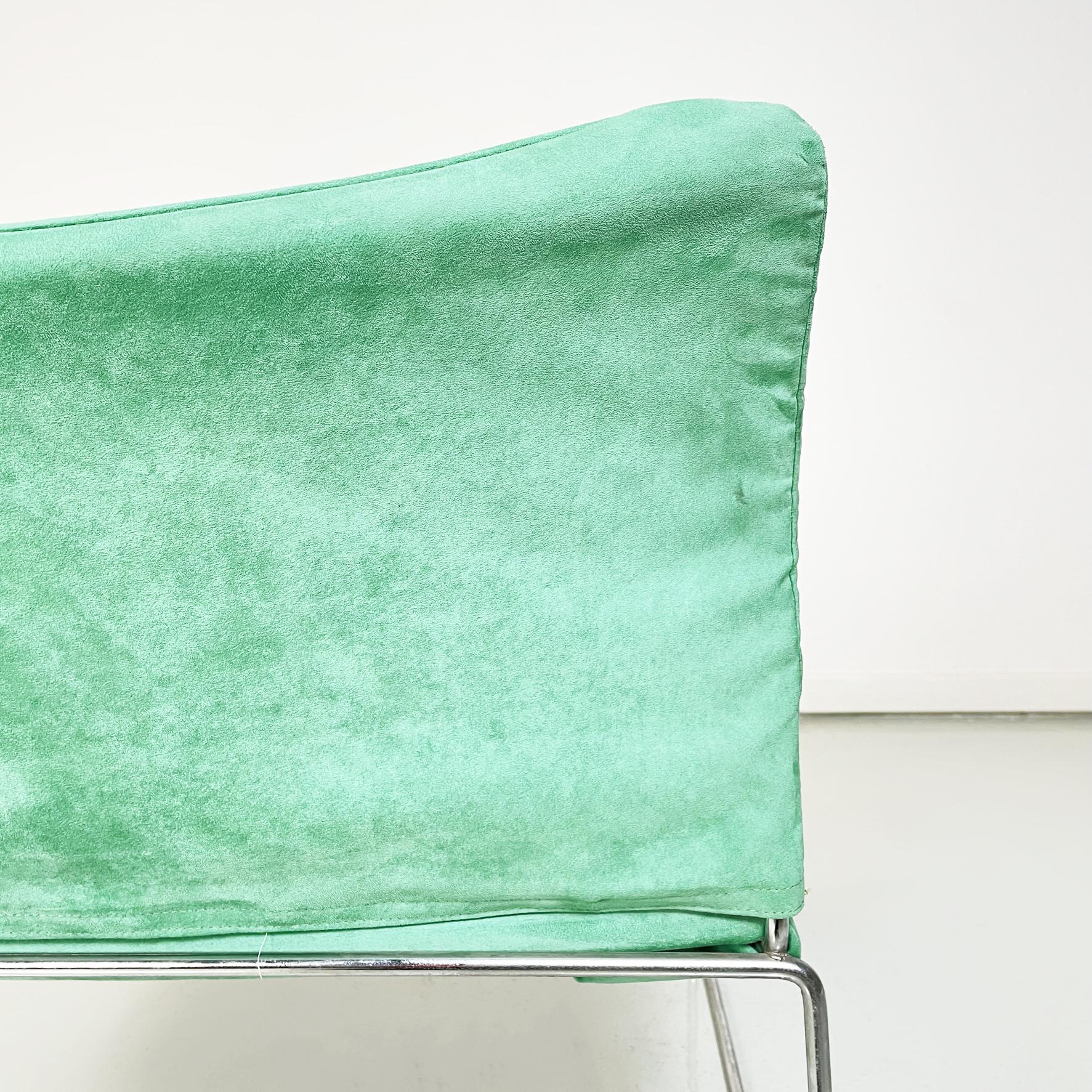 Italian Modern Aqua Green Armchair Saghi by Kazuhide Takahama for Gavina, 1970s For Sale 6