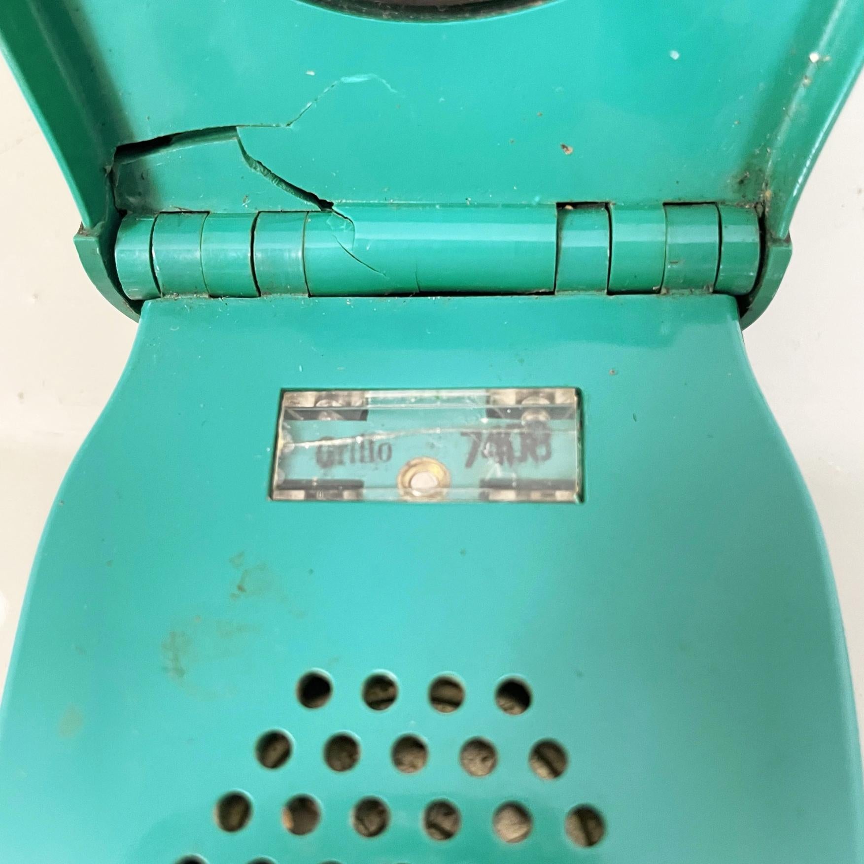 Italian Modern Aqua Green Telephone Grillo by Zanuso Sapper for Siemens, 1965 1