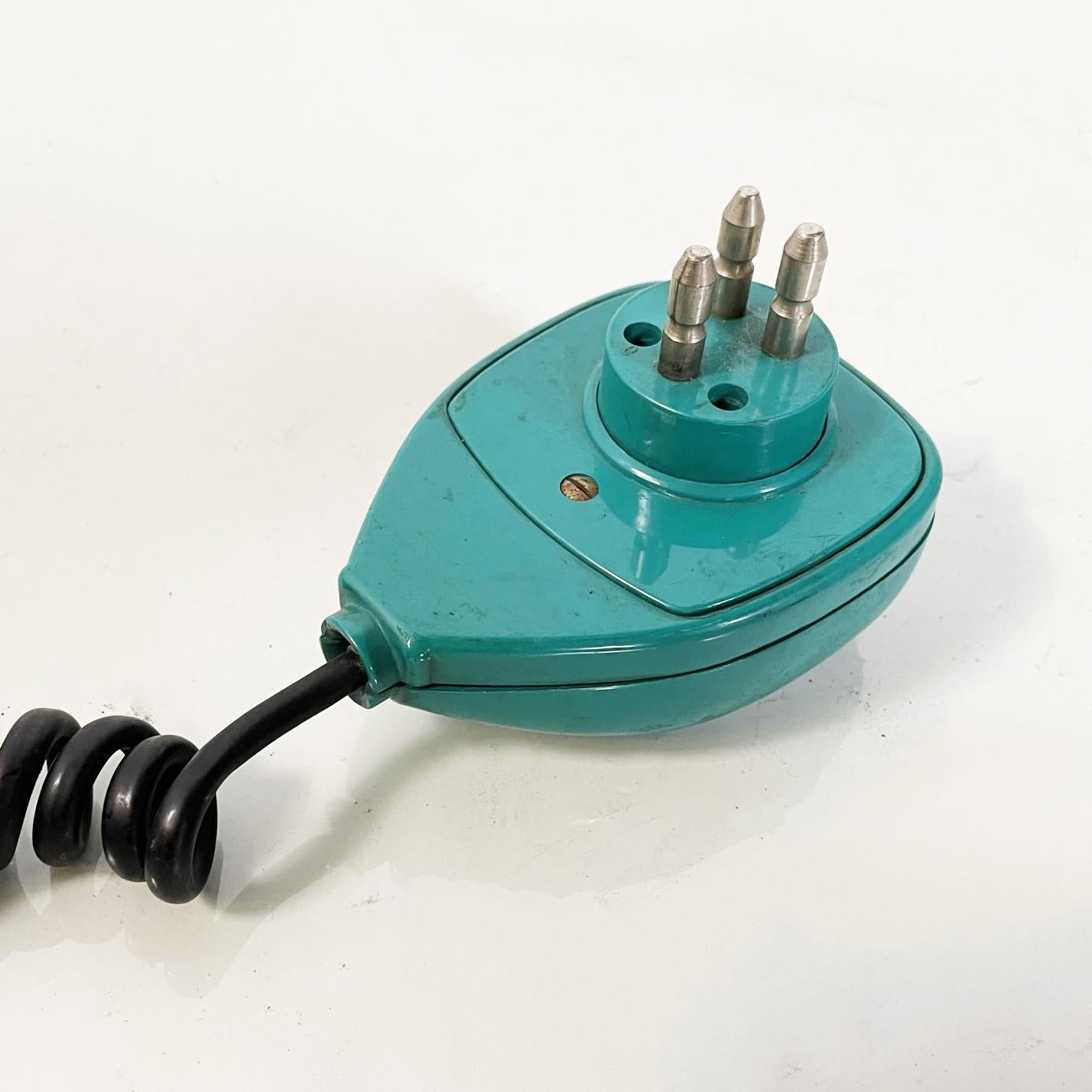 Italian Modern Aqua Green Telephone Grillo by Zanuso Sapper for Siemens, 1965 4