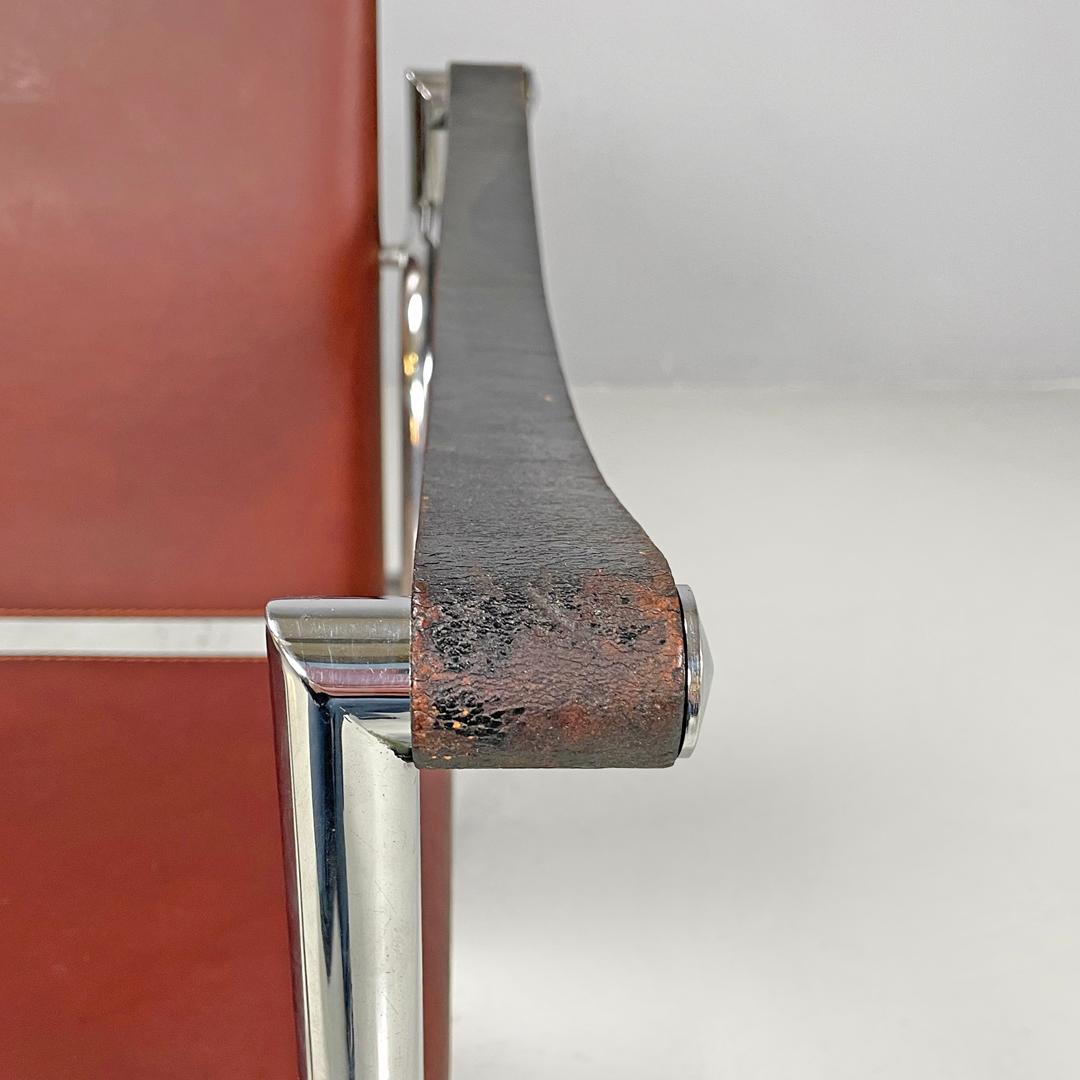 Moderner italienischer Sessel LC1 von Le Corbusier Jeanneret Perriand für Cassina, 1970er Jahre im Angebot 6
