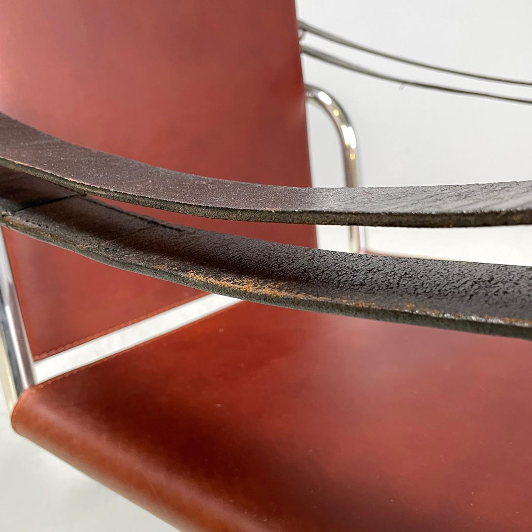 Moderner italienischer Sessel LC1 von Le Corbusier Jeanneret Perriand für Cassina, 1970er Jahre im Angebot 7