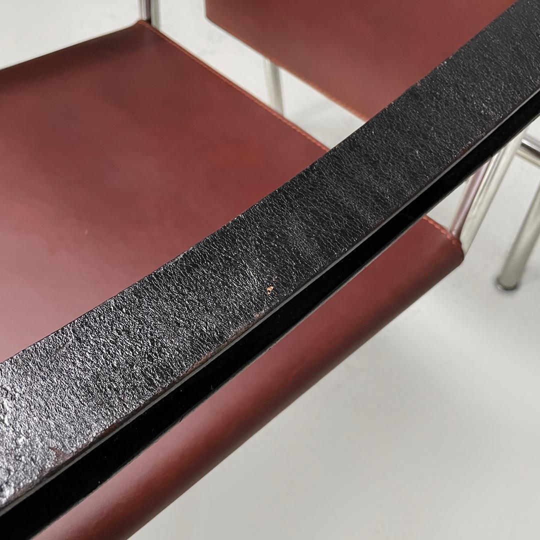 Moderner italienischer Sessel LC1 von Le Corbusier Jeanneret Perriand für Cassina, 1970er Jahre im Angebot 8
