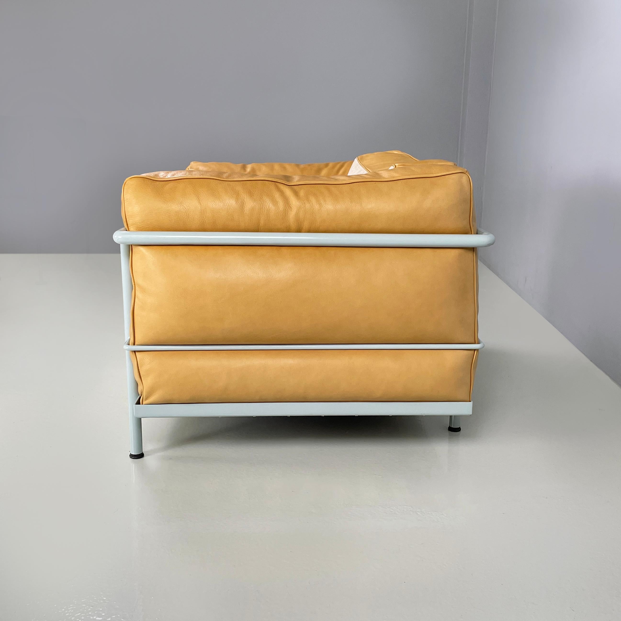 Italian modern Armchair LC3 by Le Corbusier Jeanneret Perriand for Cassina 2008 In Good Condition For Sale In MIlano, IT