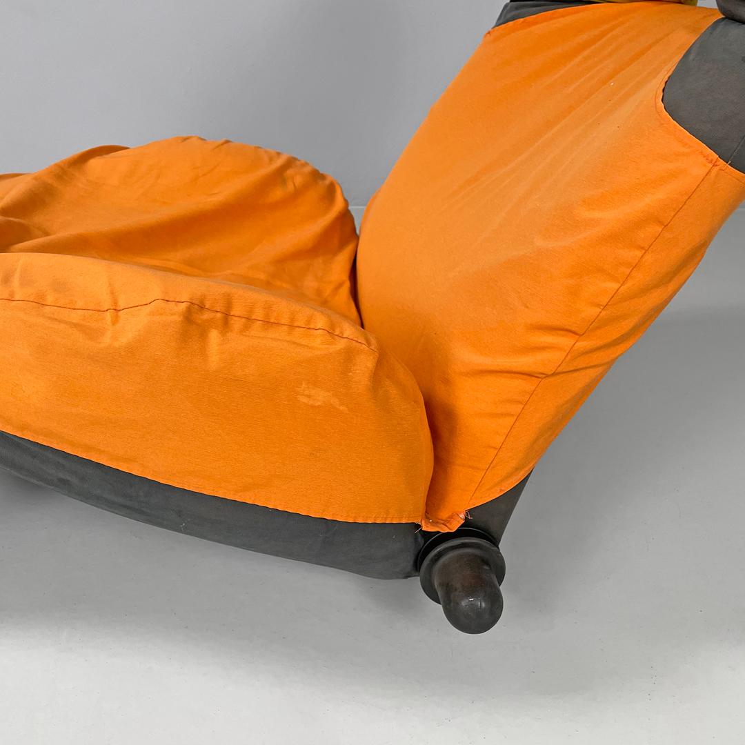 Moderner italienischer moderner Sessel oder Chaiselongue Wink Toshiyuki Kita für Cassina, 1980er Jahre im Angebot 5