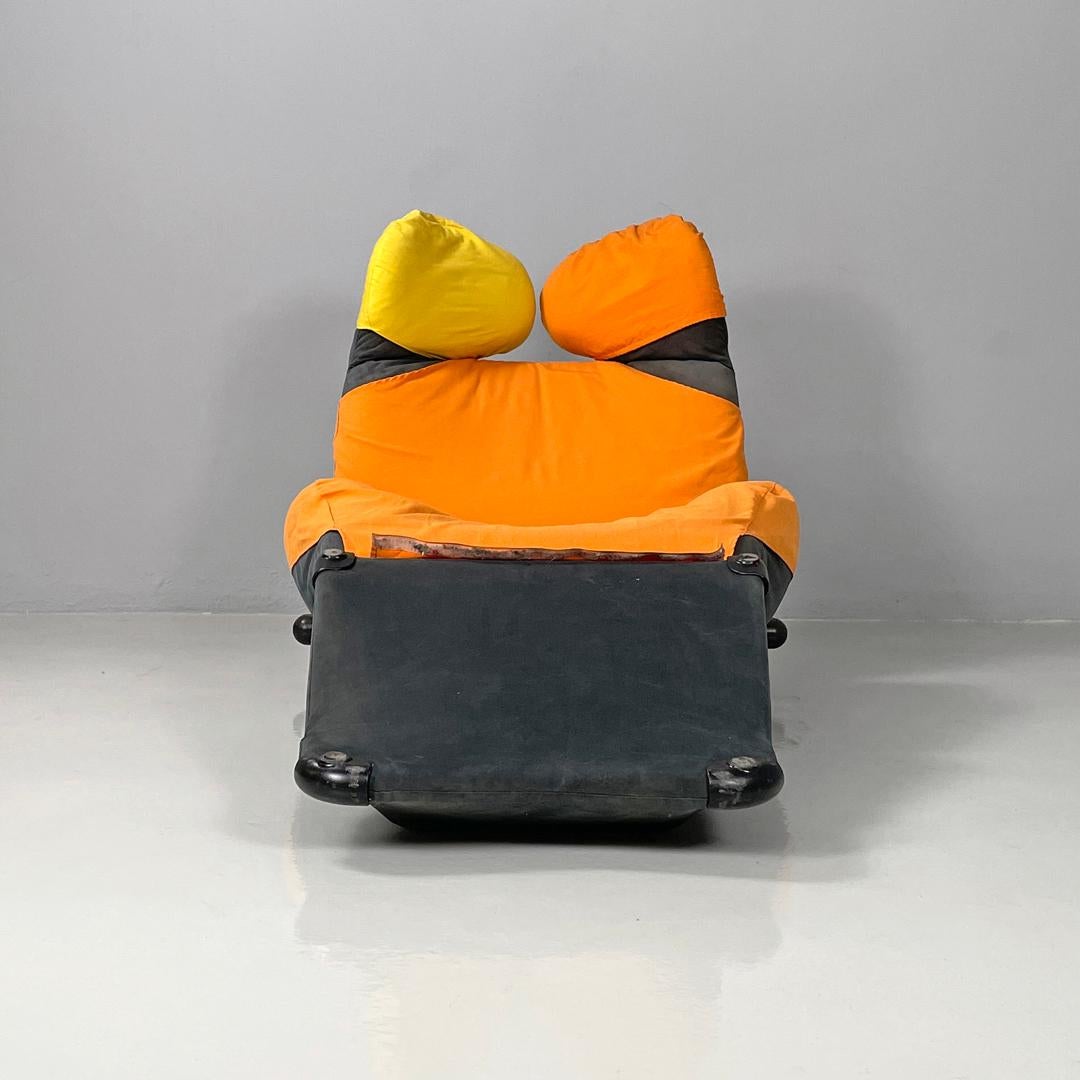 Moderner italienischer moderner Sessel oder Chaiselongue Wink Toshiyuki Kita für Cassina, 1980er Jahre im Angebot 1