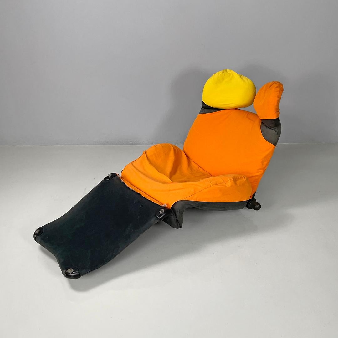 Moderner italienischer moderner Sessel oder Chaiselongue Wink Toshiyuki Kita für Cassina, 1980er Jahre im Angebot 2