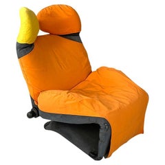 Italian modern armchair or chaise longue Wink Toshiyuki Kita for Cassina, 1980s