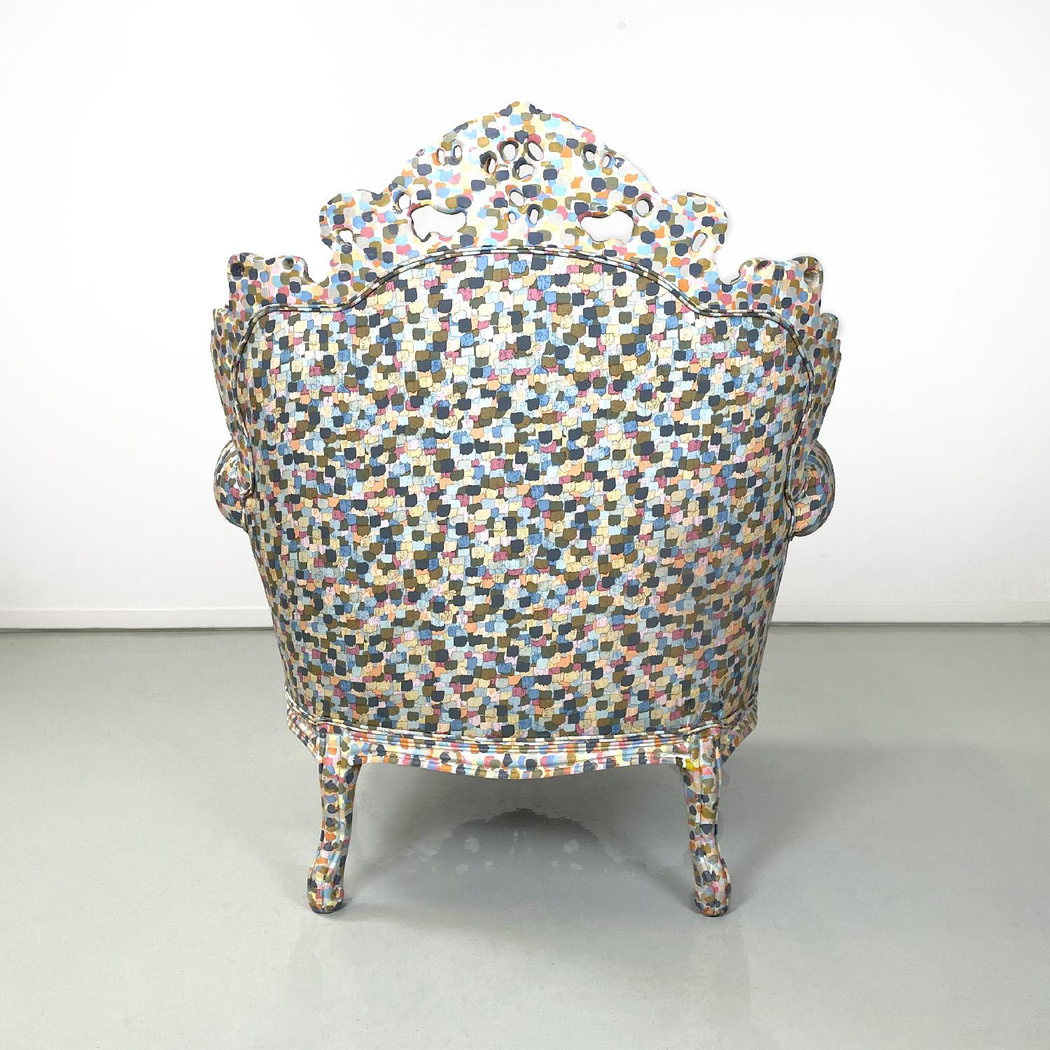 Italian modern armchair Proust by Alessandro Mendini for Cappellini, 1990s In Good Condition For Sale In MIlano, IT